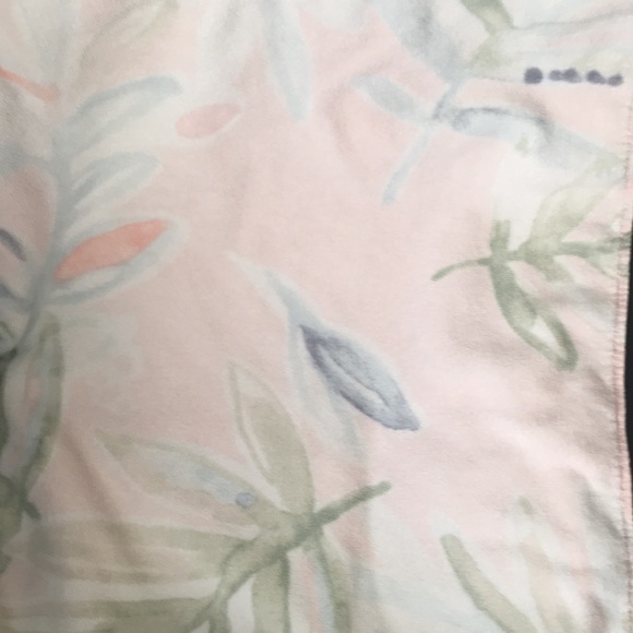 Watercolor palms beach towel with fringes - Picture 6 of 6